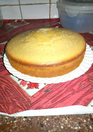A picture of 'Mawe tatu' Orange cake.