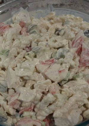 A picture of Pasta Crab Salad.