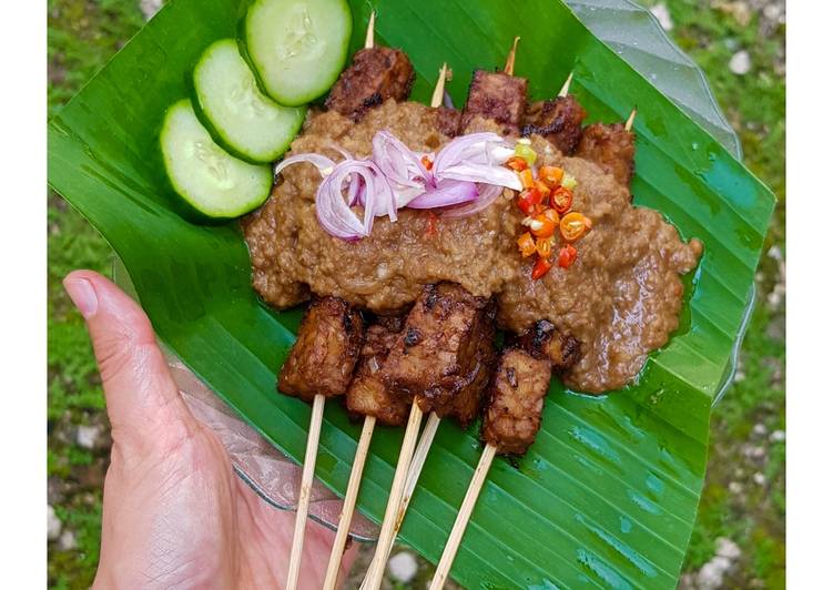 makanan 78.Sate Tempe Endulita 😍👍🏻💕 Jadi, mengenyangkan