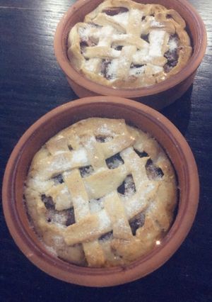 صورة لوصفة فطيرة التفاح 😋