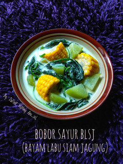 Foto resep Bobor Sayur BLSJ (Bayam, Labu Siam, Jagung)