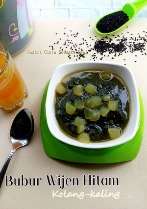 Foto resep 244. Bubur Wijen Hitam Kolang-kaling (Ta'Jil Sehat)