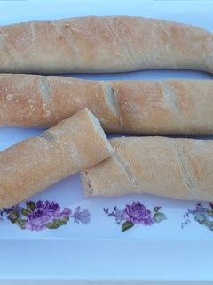 Una foto de Pan francés. Baguette