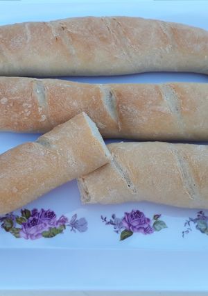 Una foto de Pan francés. Baguette
