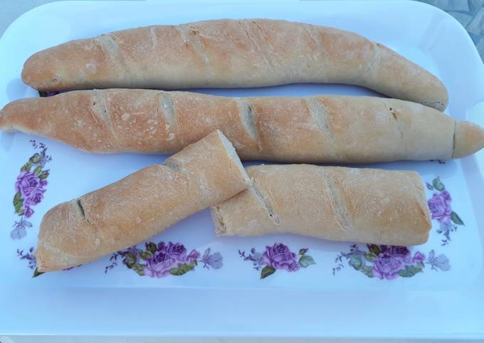 Pan francés. Baguette Receta de Yanina Magali Colunga Bel- Cookpad