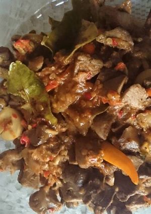 Foto resep Oseng mercon ati ayam