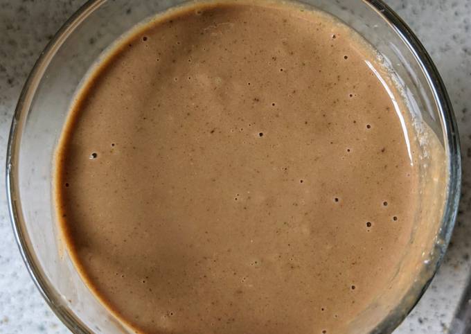 Choccy courgette smoothie!