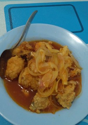 Foto resep Ayam goreng tepung Asam manis