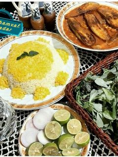 عکسی از دستور خورشت بادمجون الهام پز