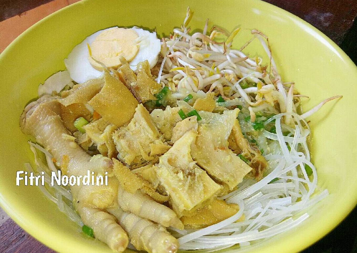 Soto Babat dan Ceker Ayam Sederhana