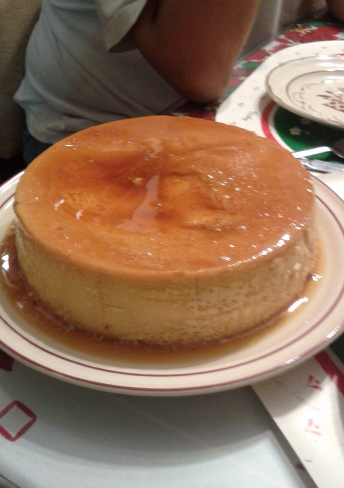 Una foto de Flan Napolitano