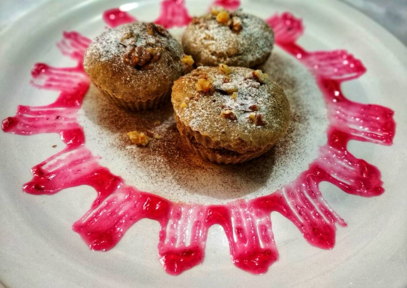 Banana-Walnut MultiGrain Muffins