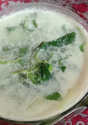 Foto resep Sayur bobor bayam dan labu siam