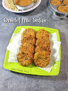Foto resep Omelet Mie Instan