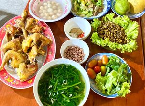 Hình của món Gà chiên (món nhậu).