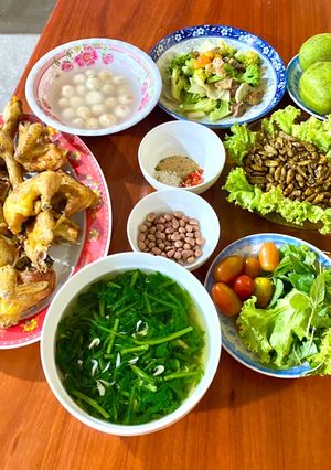 Hình của món Gà chiên (món nhậu).