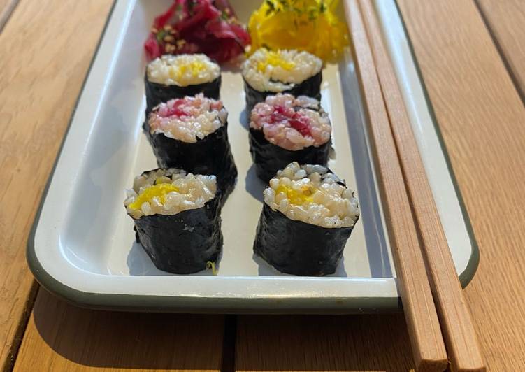 Fermented Vegetable Brown Rice Sushi