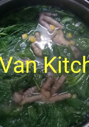 Foto resep 08. Bening Bayam Jagung Ceker