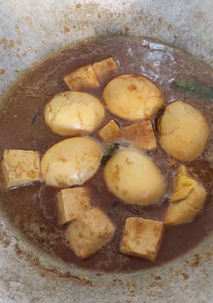Foto resep Semur telor + tahu putih