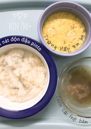 Hình của món Trứng hấp em bé.
