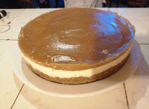 Una foto de Cheesecake Frío de Membrillo