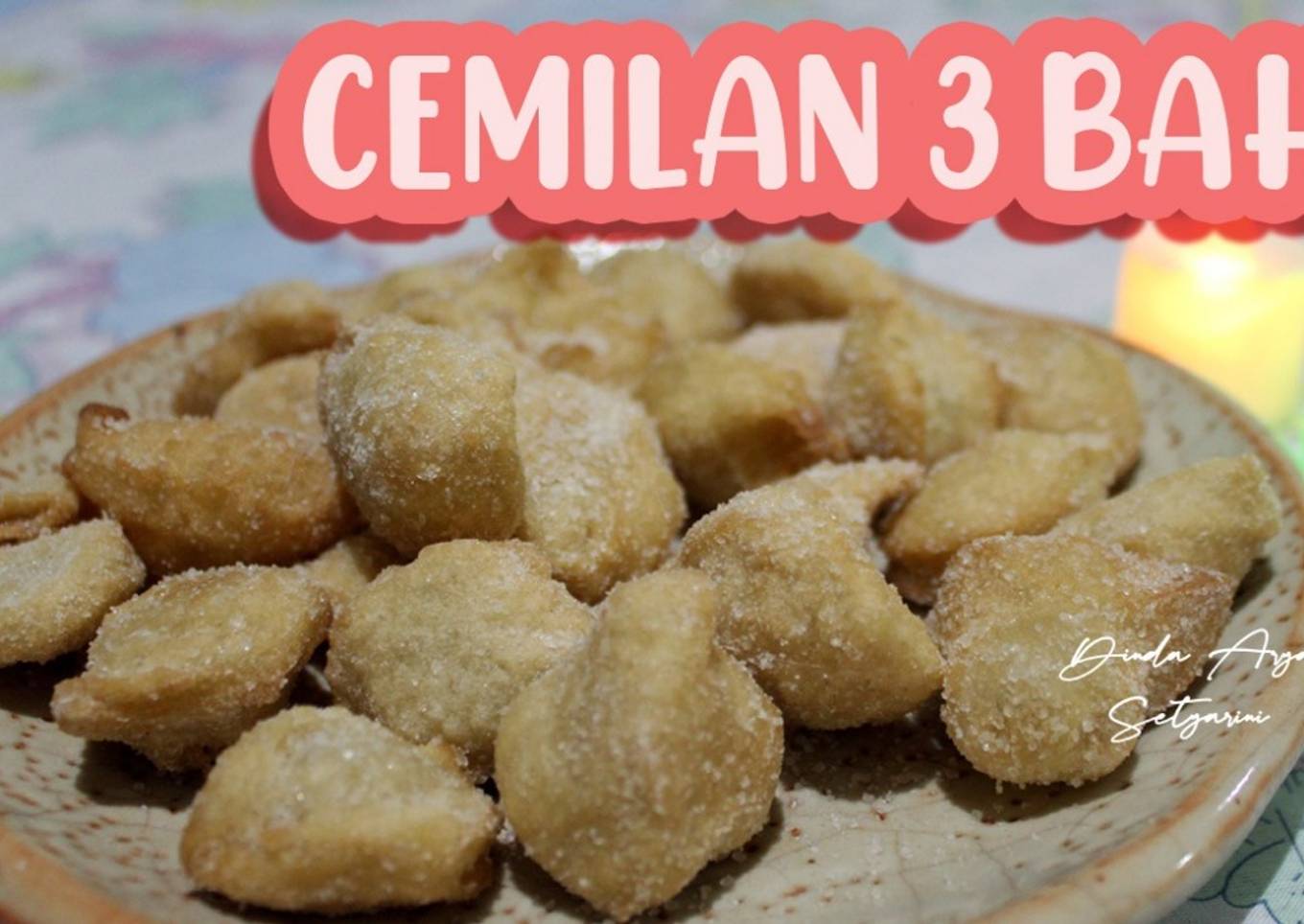 Kue Tepung | Cemilan 3 Bahan