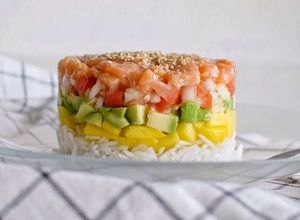 Foto principal de Tartar de salmón y aguacate