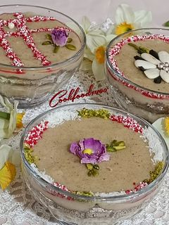عکسی از دستور دسر سیب و خرما