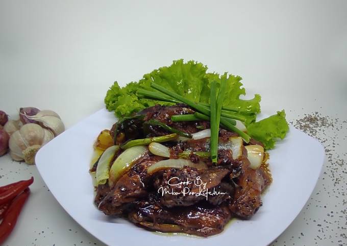 Bagaimana Menyiapkan AYAM GR. SAOS MENTEGA, Sempurna