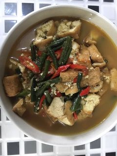 Foto resep Tumis kacang panjang & tahu sederhana
