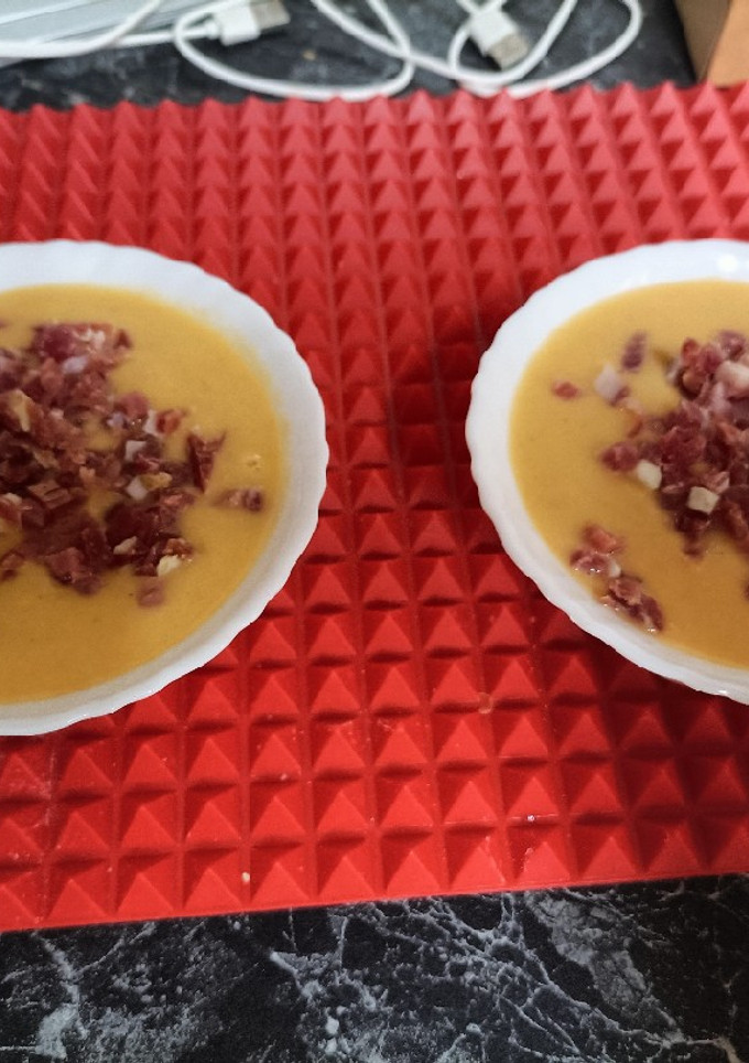 Una foto de Gazpacho de manzana
