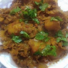 A picture of Potato cabbage recipe.