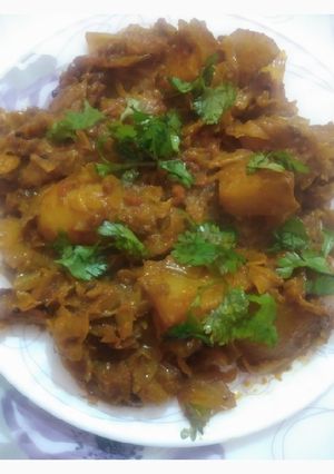 A picture of Potato cabbage recipe.
