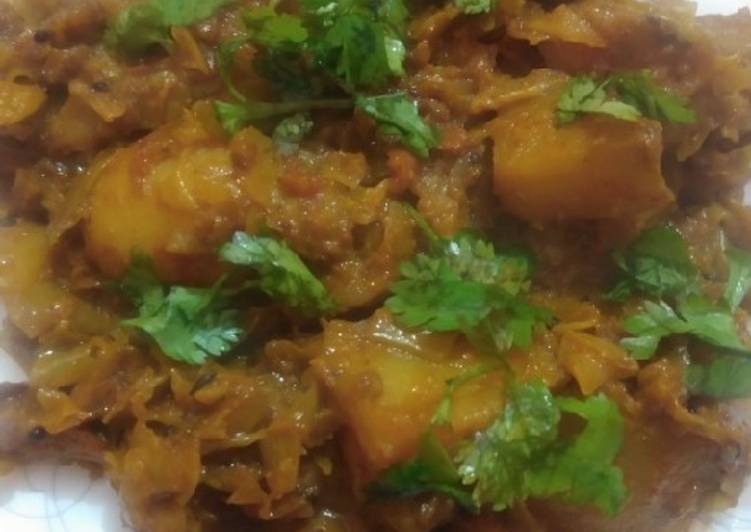 Recipe of Quick Potato cabbage recipe