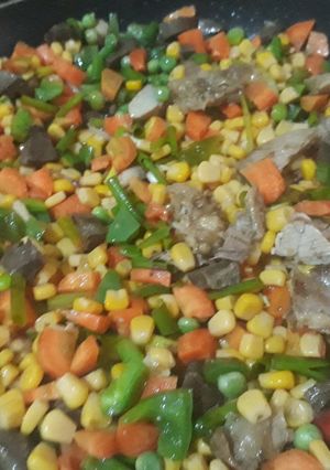 A picture of Stir fry vegetable.