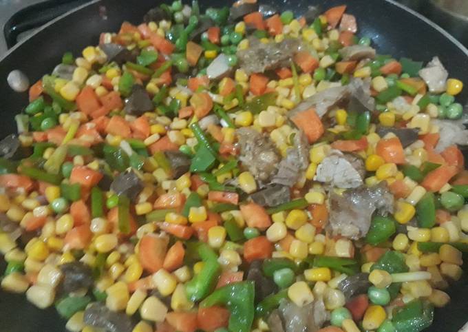 Stir fry vegetable