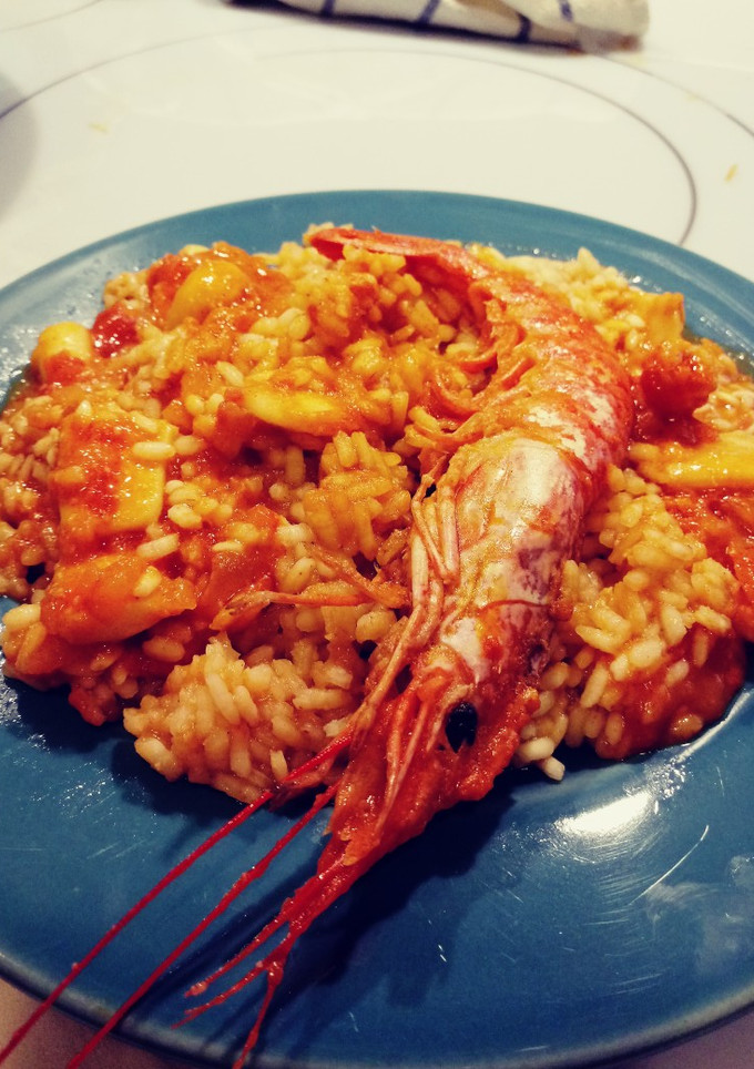 Una foto de Arroz a Banda Alicantino (Paella Económica)