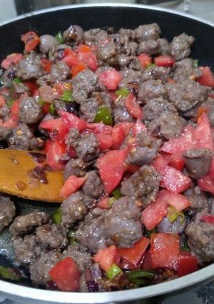 صورة لوصفة السجق الاسكندراني بالخلطه يجنن وروعه 🍽❤
