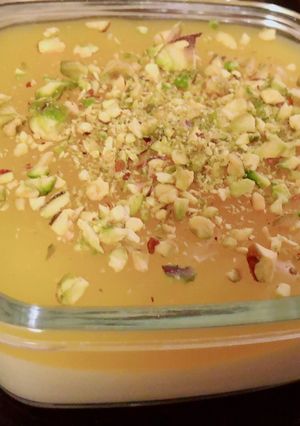 صورة لوصفة مبطن (رز بحليب مع بالوظة)