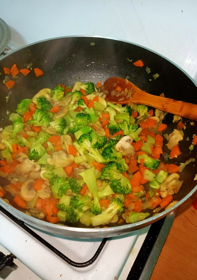 Una foto de Verduras salteadas