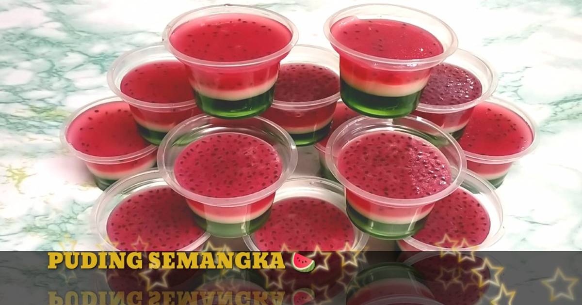 Resep PUDING SEMANGKA 🍉 Oleh Ani - Cookpad