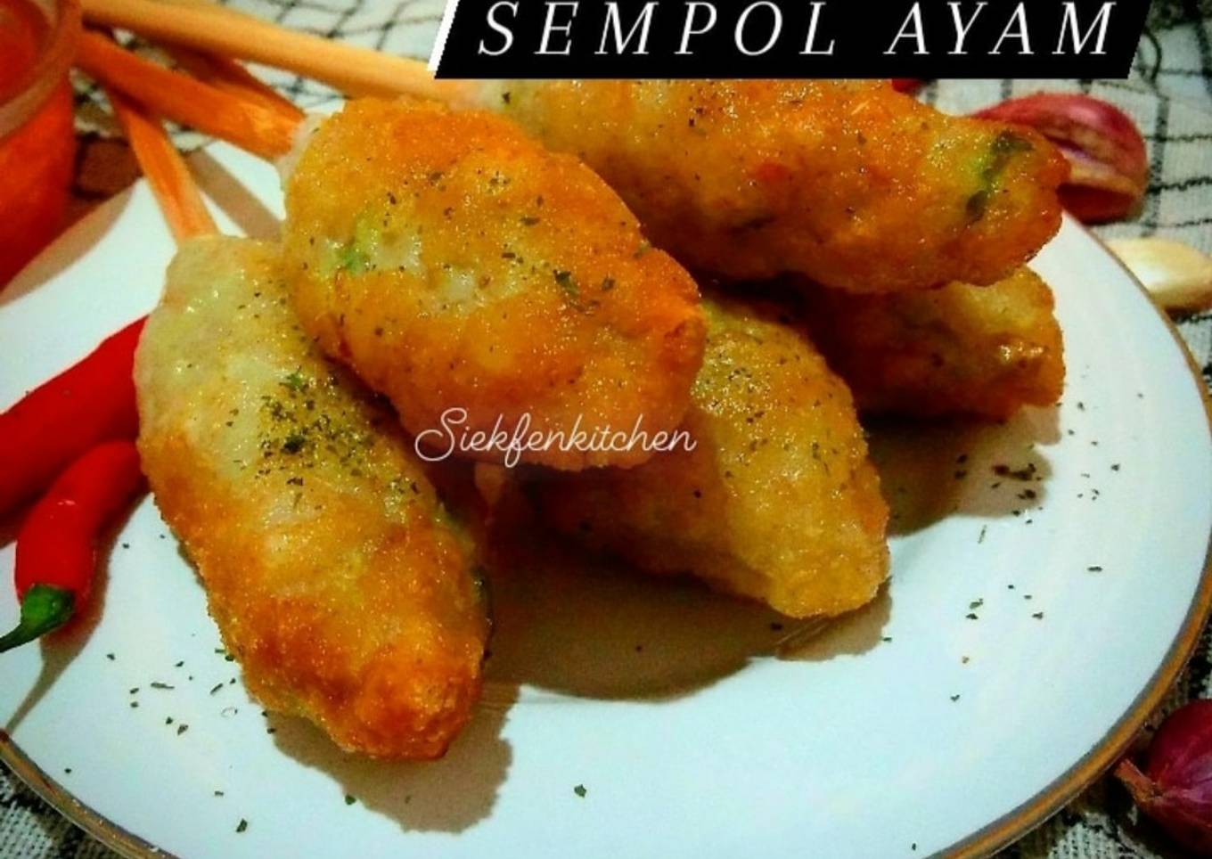 Sempol Ayam no Ribet, No Telur & Ekonomis hanya (Sagu + ayam)