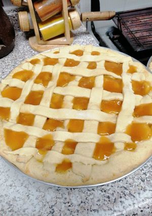 Una foto de Kuchen de manzana