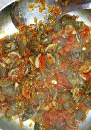 A picture of Stewed matumbo.