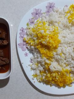 عکسی از دستور چلو گوشت