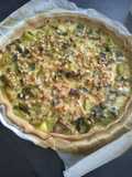 Tarte poireau pignon de pin