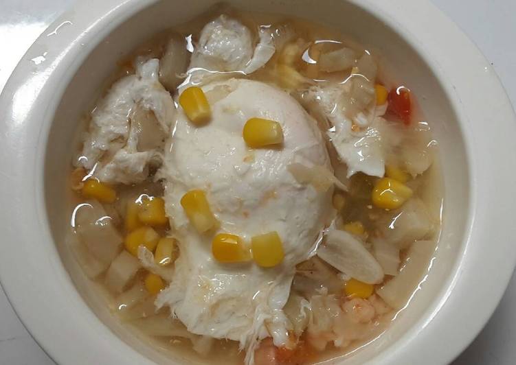 Soup Jagung with Duck Egg (Mpasi +1 tahun)