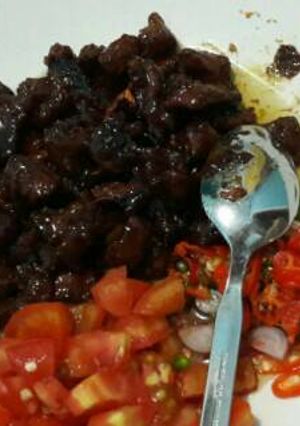 Foto resep Sate Kambing Goreng Hot Chilli & Paper