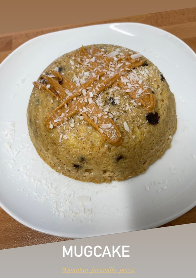 Una foto de Mug cake plátano 5 minutos