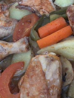 صورة لوصفة صينية بطاطا ودجاج 🍟🍗